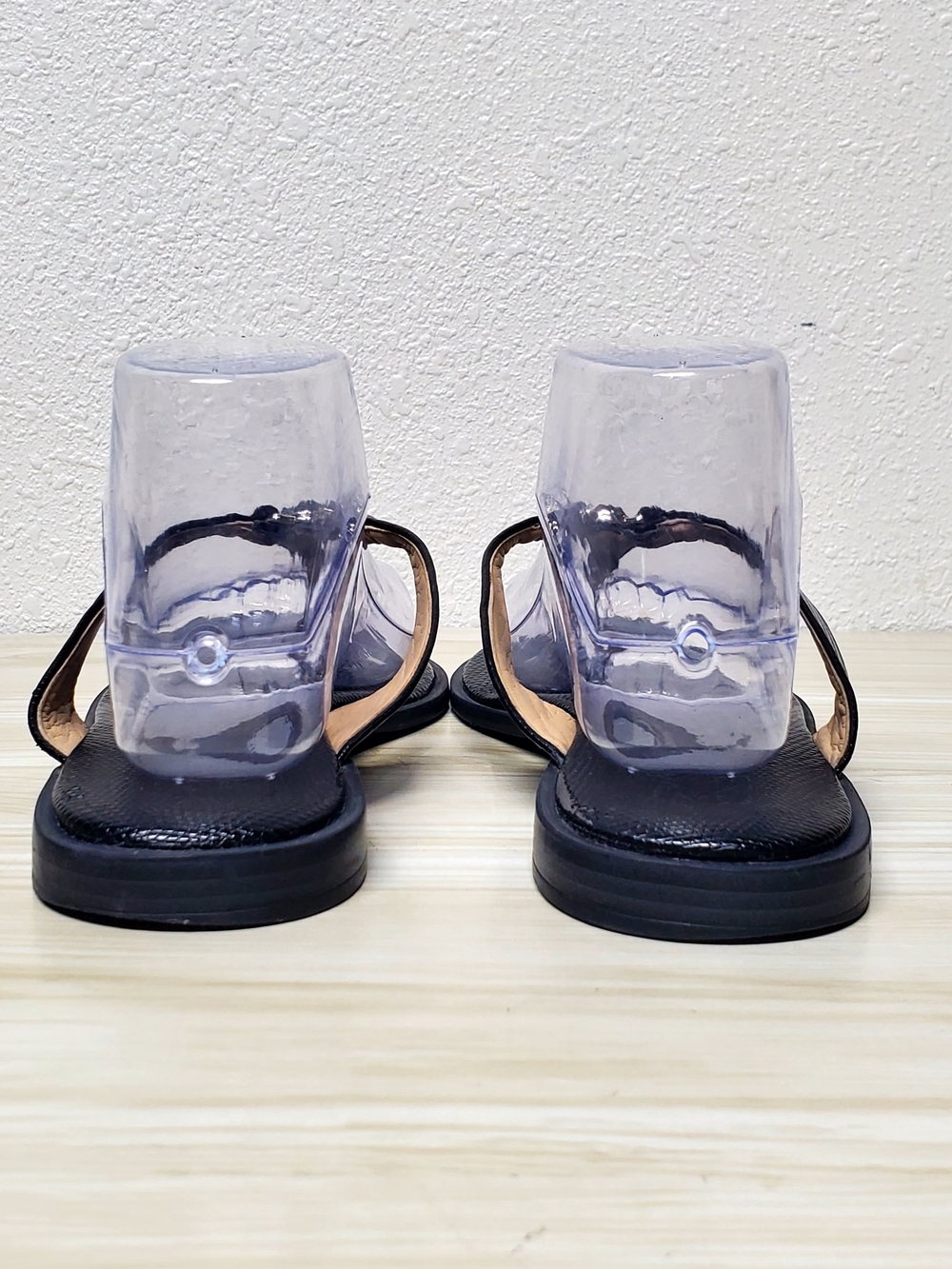 Naturalizer Black Thong Sandals with Gem Accent - Picture 4 of 10